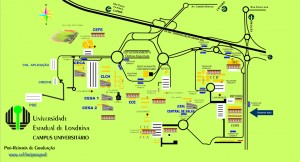 Mapa - Câmpus UEL