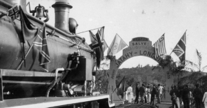Inauguração estrada de ferro Jatahy (Jataizinho)–Londrina. Fotografia Gunnar Fritioff Knutson, 1935   