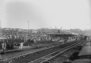 Inauguração Estação Ferroviária de Londrina. Fotografia Carlos Stenders, 1935    